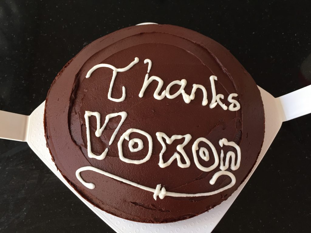 Voxon Cake