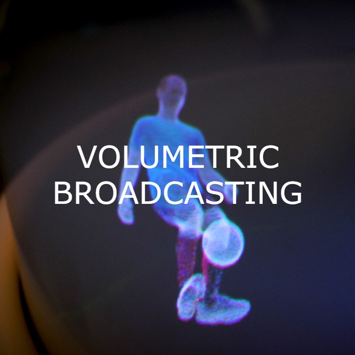 Voxon Volumetric Broadcasting
