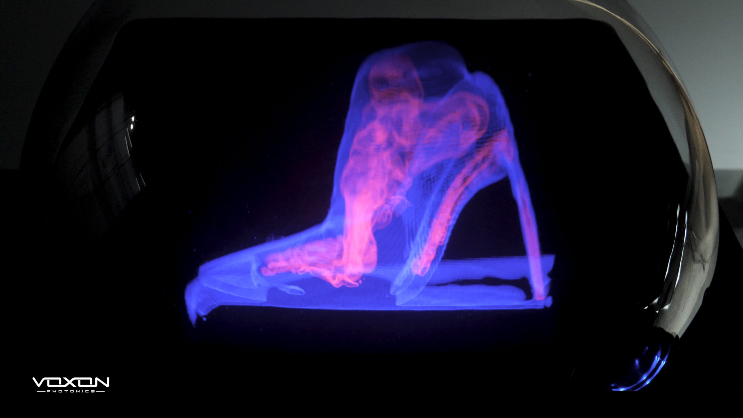 CT scan of high heels