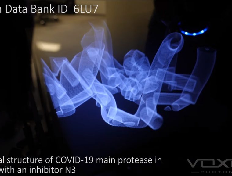 3D visualisation of COVID-19