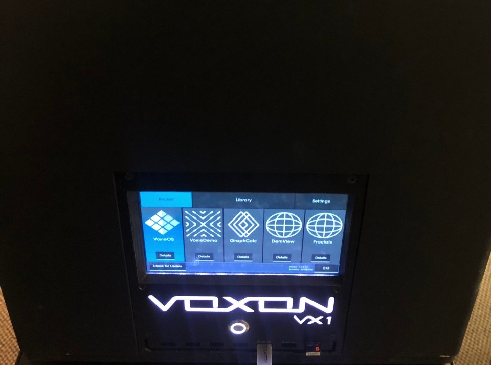 Vertex on Voxon